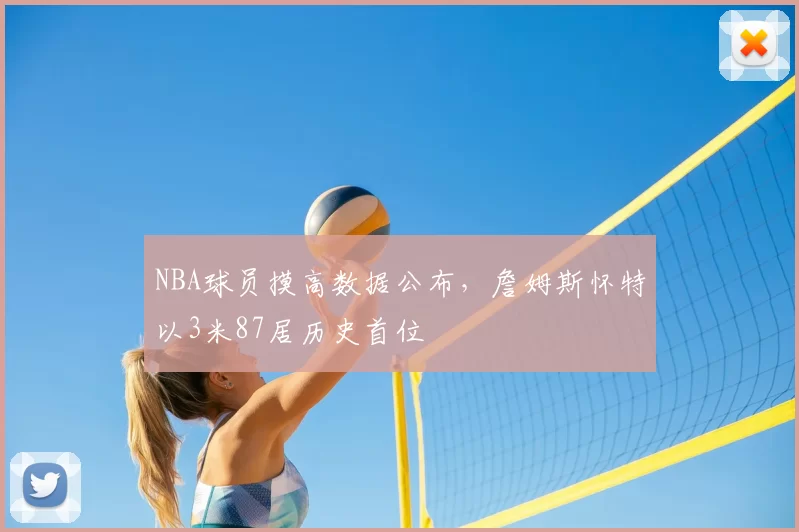 NBA球员摸高数据公布，詹姆斯怀特以3米87居历史首位