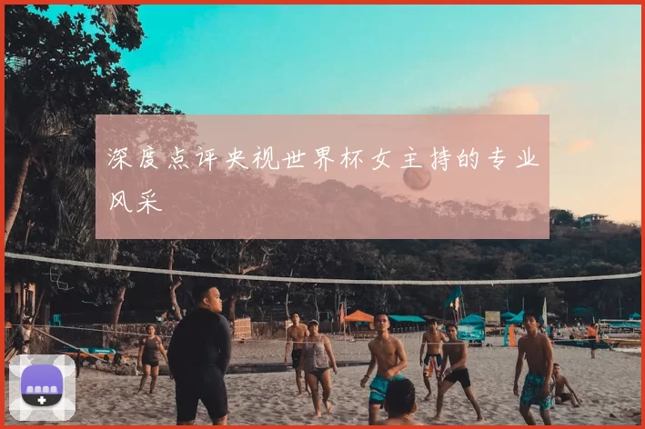 深度点评央视世界杯女主持的专业风采